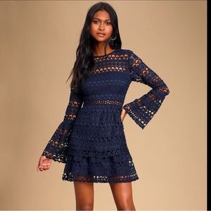 Vici/Lulus lace detail dress